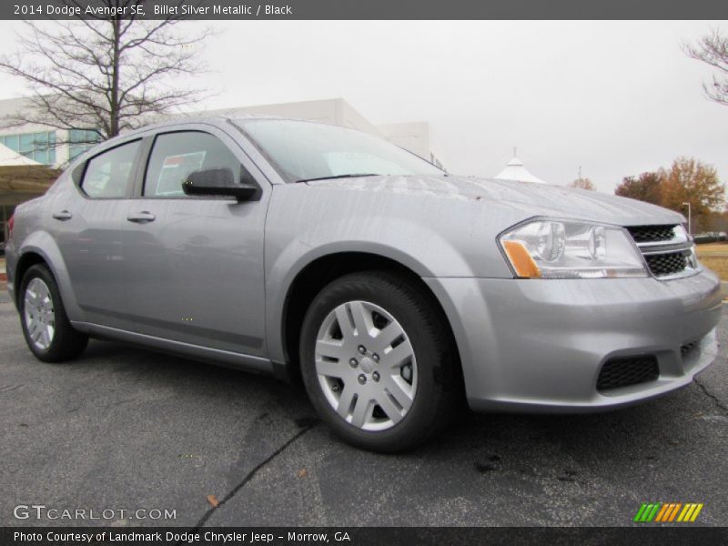 Billet Silver Metallic / Black 2014 Dodge Avenger SE