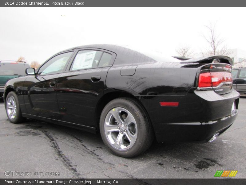 Pitch Black / Black 2014 Dodge Charger SE