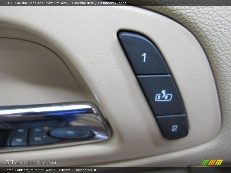 Celestial Blue / Cashmere/Cocoa 2010 Cadillac Escalade Premium AWD