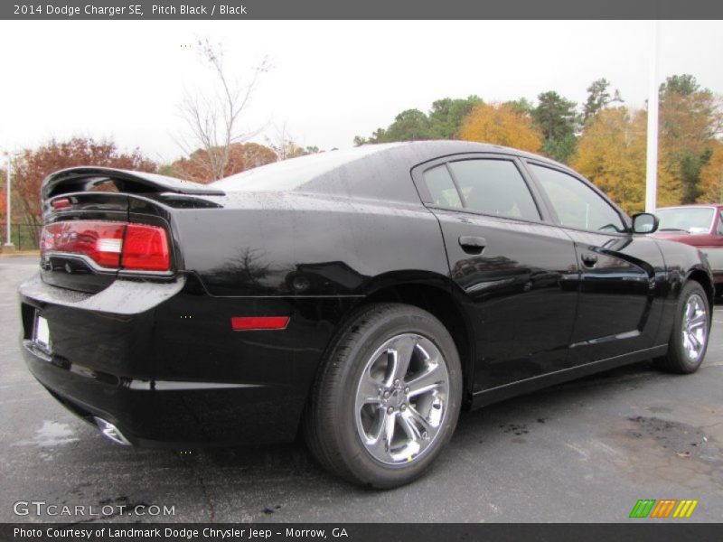 Pitch Black / Black 2014 Dodge Charger SE