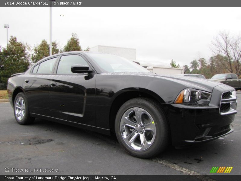 Pitch Black / Black 2014 Dodge Charger SE