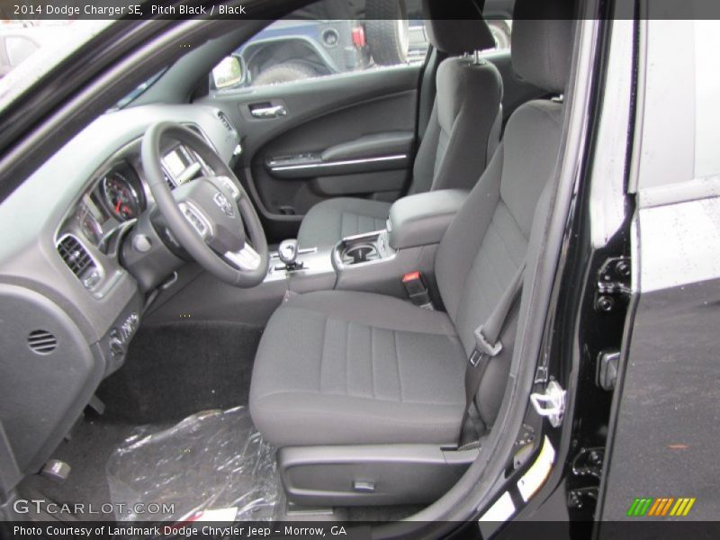 Pitch Black / Black 2014 Dodge Charger SE