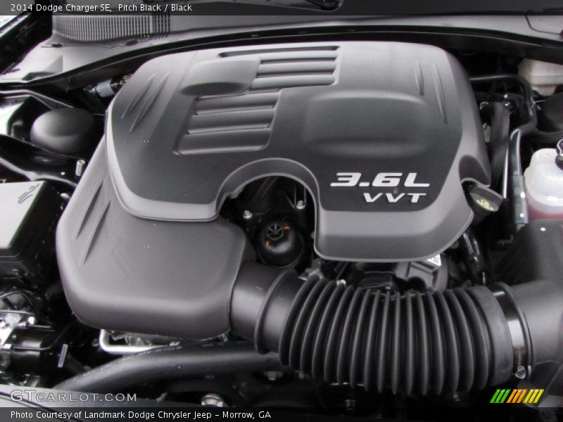 Pitch Black / Black 2014 Dodge Charger SE