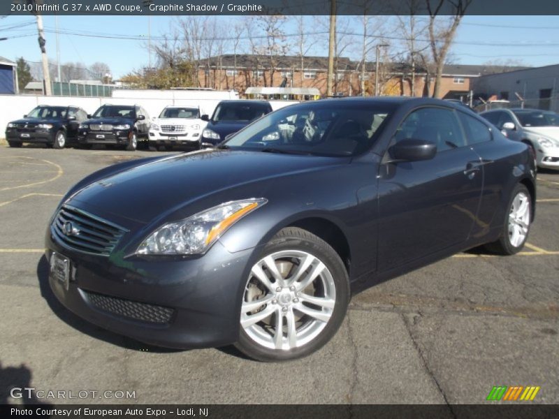 Front 3/4 View of 2010 G 37 x AWD Coupe