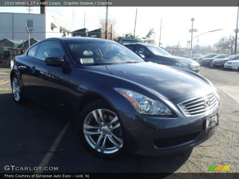 Graphite Shadow / Graphite 2010 Infiniti G 37 x AWD Coupe