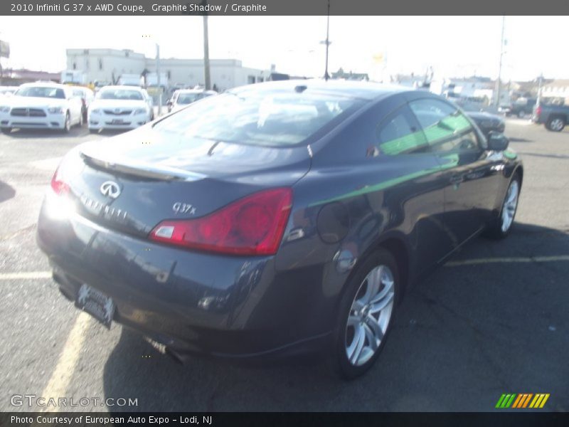 Graphite Shadow / Graphite 2010 Infiniti G 37 x AWD Coupe