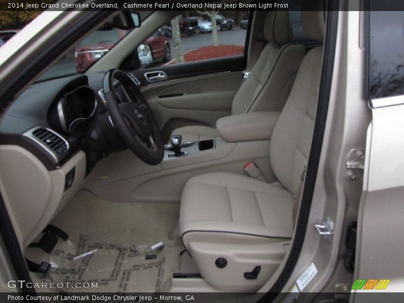 Cashmere Pearl / Overland Nepal Jeep Brown Light Frost 2014 Jeep Grand Cherokee Overland