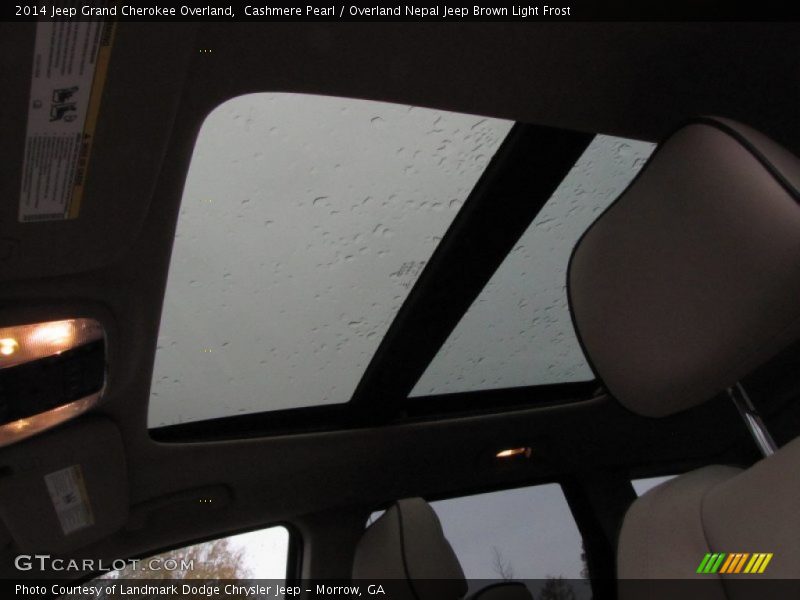 Cashmere Pearl / Overland Nepal Jeep Brown Light Frost 2014 Jeep Grand Cherokee Overland