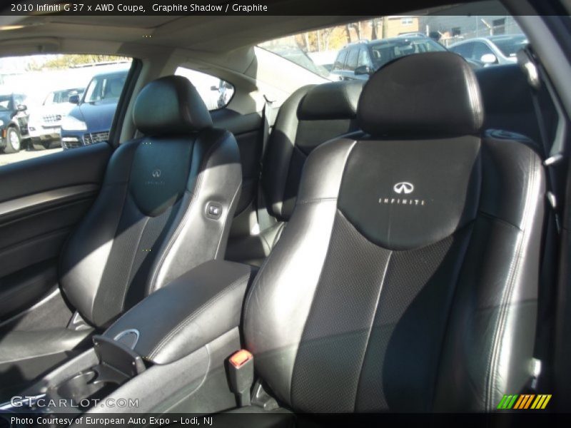 Graphite Shadow / Graphite 2010 Infiniti G 37 x AWD Coupe