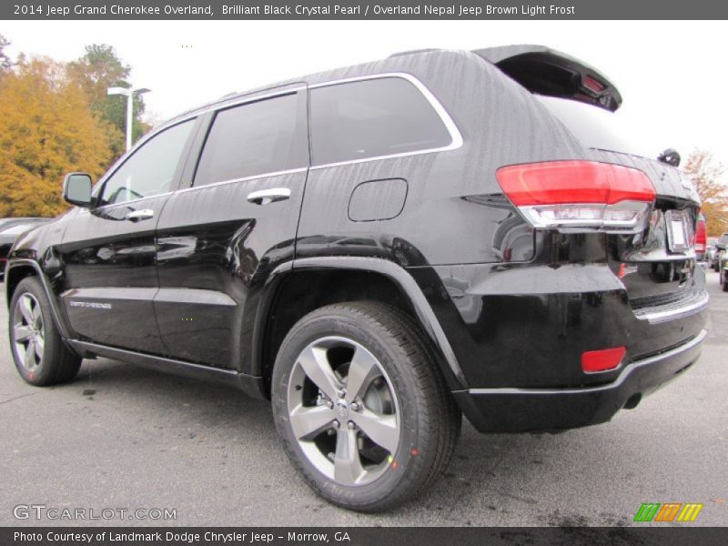  2014 Grand Cherokee Overland Brilliant Black Crystal Pearl