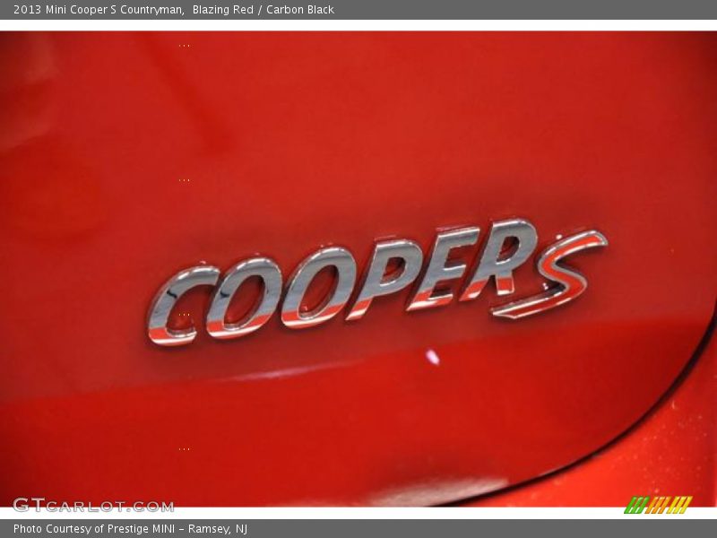 Blazing Red / Carbon Black 2013 Mini Cooper S Countryman