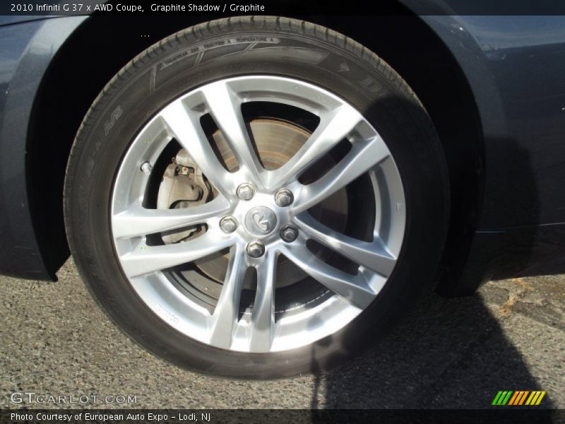 Graphite Shadow / Graphite 2010 Infiniti G 37 x AWD Coupe