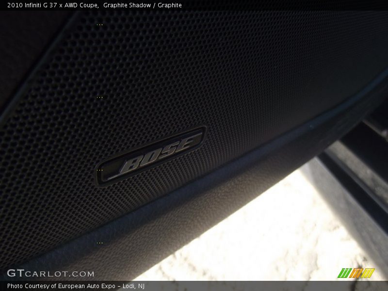 Graphite Shadow / Graphite 2010 Infiniti G 37 x AWD Coupe