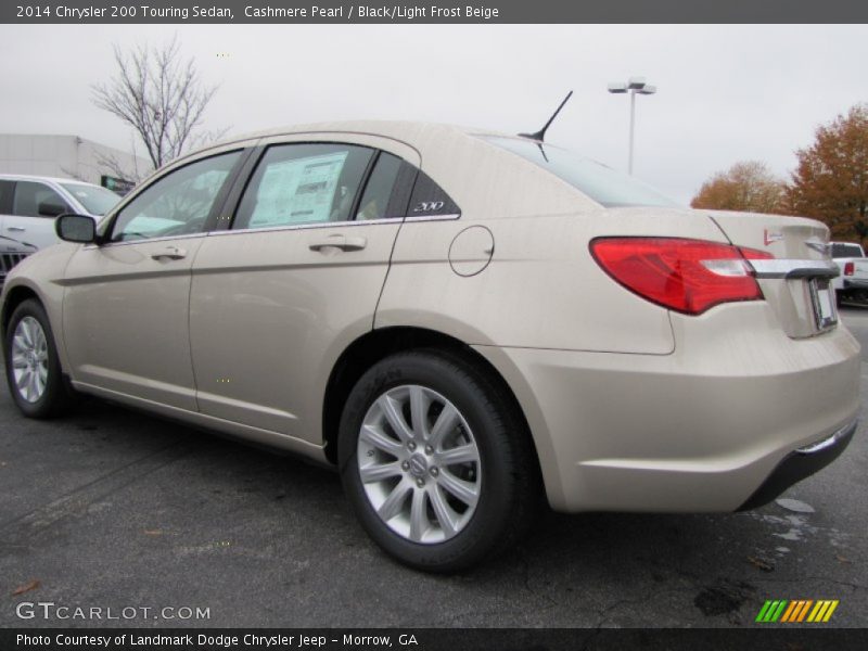 Cashmere Pearl / Black/Light Frost Beige 2014 Chrysler 200 Touring Sedan