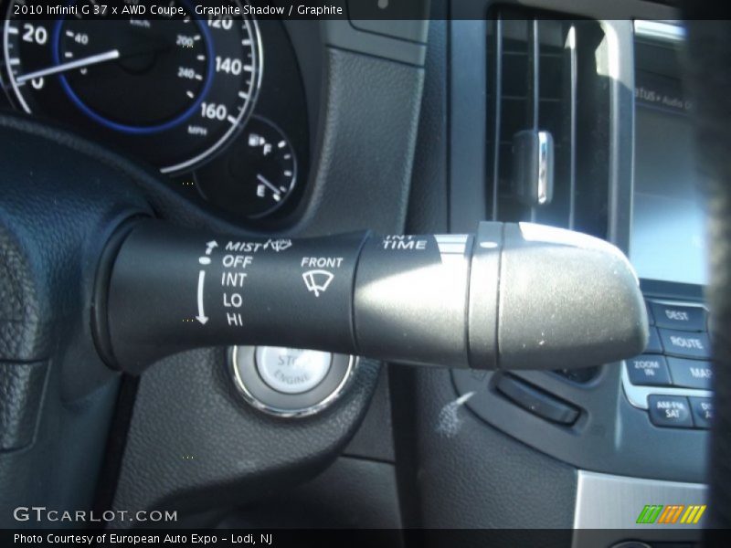 Graphite Shadow / Graphite 2010 Infiniti G 37 x AWD Coupe