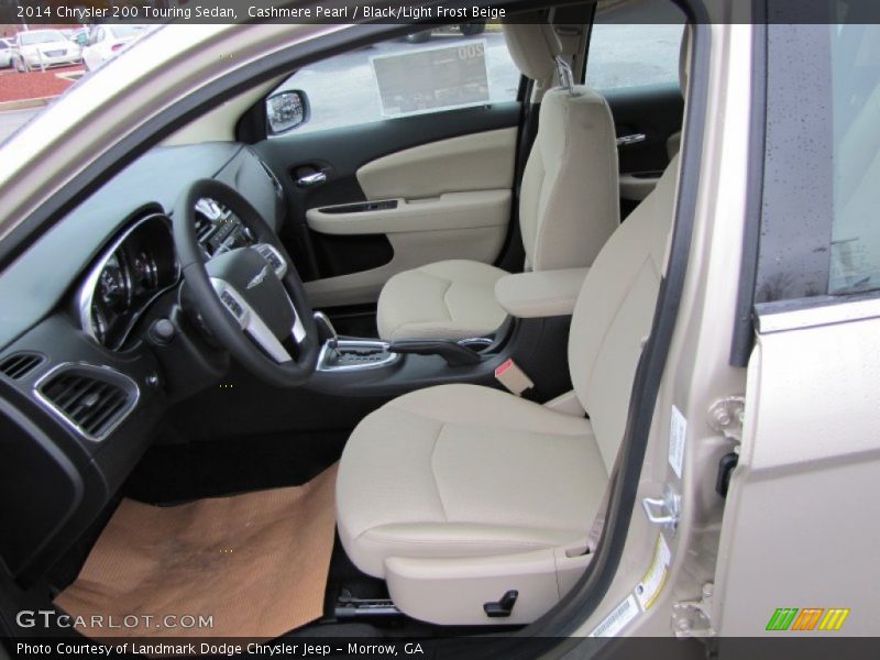 Cashmere Pearl / Black/Light Frost Beige 2014 Chrysler 200 Touring Sedan