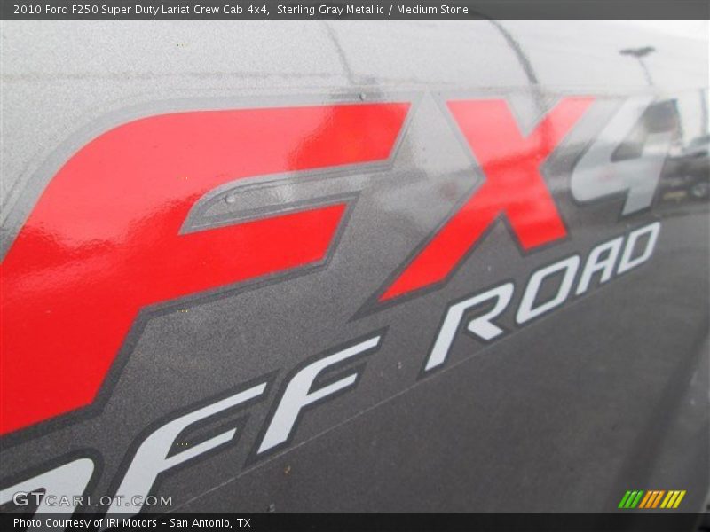 Sterling Gray Metallic / Medium Stone 2010 Ford F250 Super Duty Lariat Crew Cab 4x4