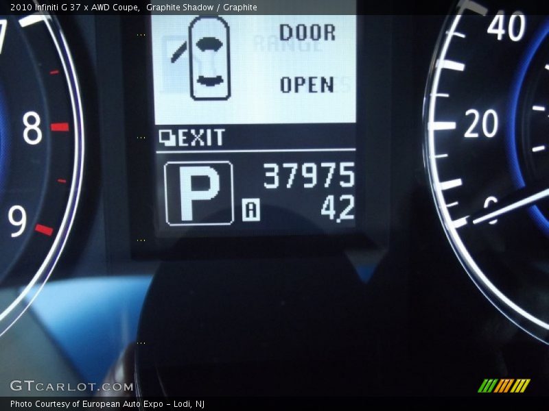 Graphite Shadow / Graphite 2010 Infiniti G 37 x AWD Coupe