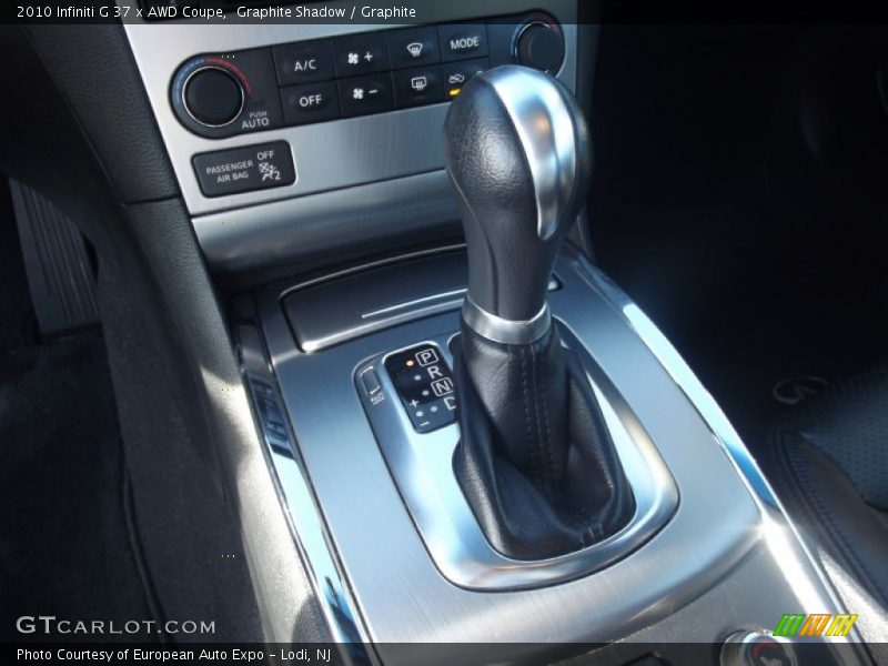 Graphite Shadow / Graphite 2010 Infiniti G 37 x AWD Coupe