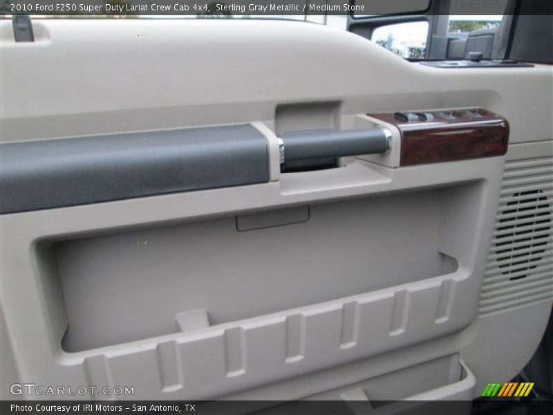 Sterling Gray Metallic / Medium Stone 2010 Ford F250 Super Duty Lariat Crew Cab 4x4