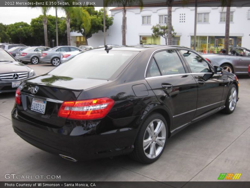 Black / Black 2012 Mercedes-Benz E 350 Sedan