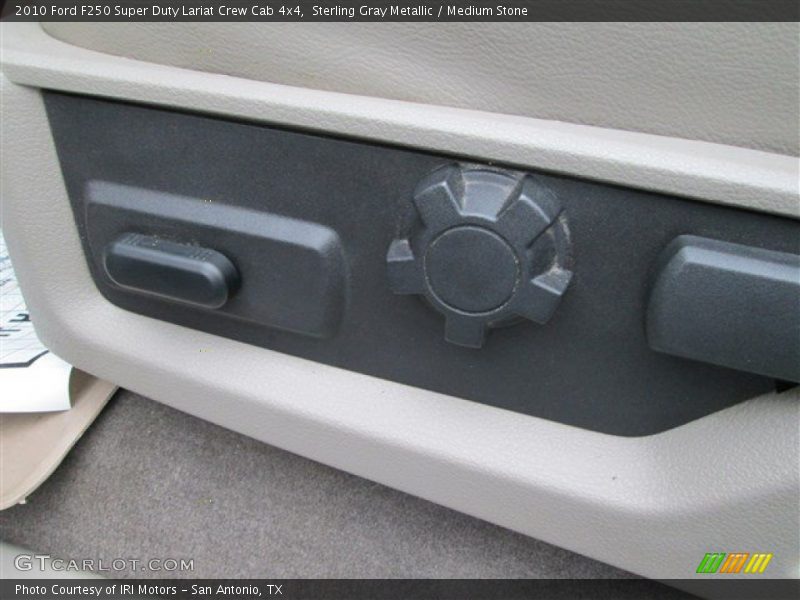 Sterling Gray Metallic / Medium Stone 2010 Ford F250 Super Duty Lariat Crew Cab 4x4