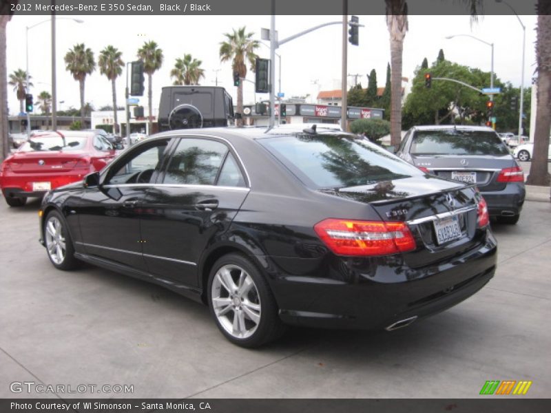 Black / Black 2012 Mercedes-Benz E 350 Sedan