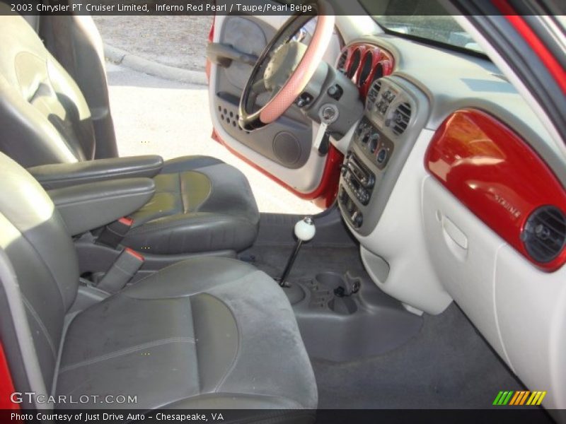 Inferno Red Pearl / Taupe/Pearl Beige 2003 Chrysler PT Cruiser Limited