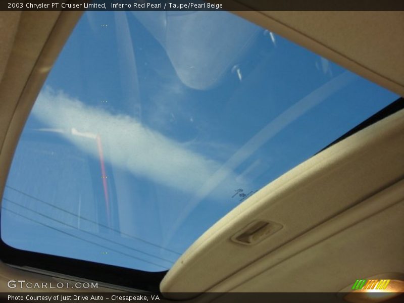 Inferno Red Pearl / Taupe/Pearl Beige 2003 Chrysler PT Cruiser Limited