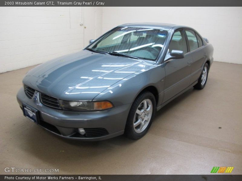 Titanium Gray Pearl / Gray 2003 Mitsubishi Galant GTZ