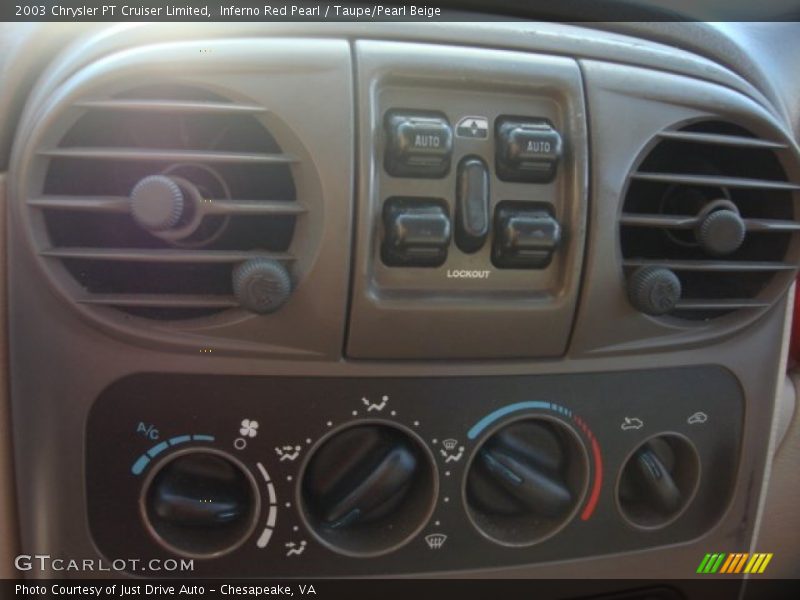 Inferno Red Pearl / Taupe/Pearl Beige 2003 Chrysler PT Cruiser Limited