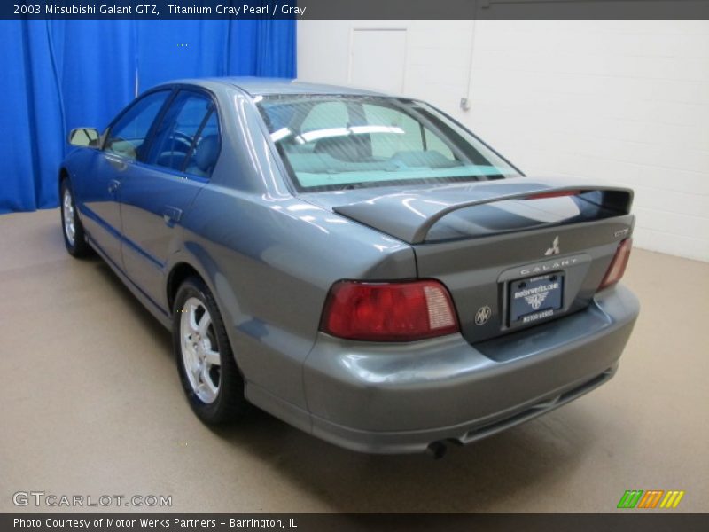 Titanium Gray Pearl / Gray 2003 Mitsubishi Galant GTZ