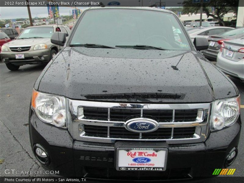 Ebony Black / Charcoal Black 2012 Ford Escape XLT