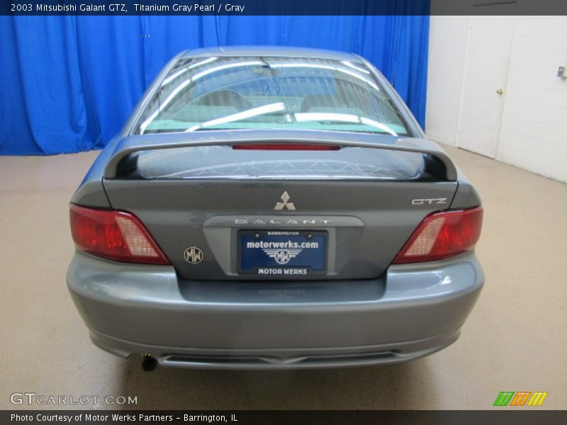 Titanium Gray Pearl / Gray 2003 Mitsubishi Galant GTZ