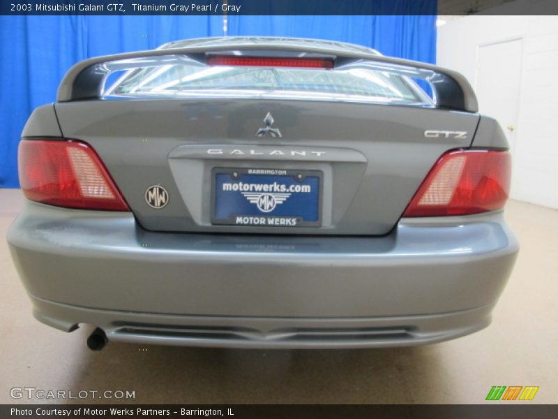 Titanium Gray Pearl / Gray 2003 Mitsubishi Galant GTZ