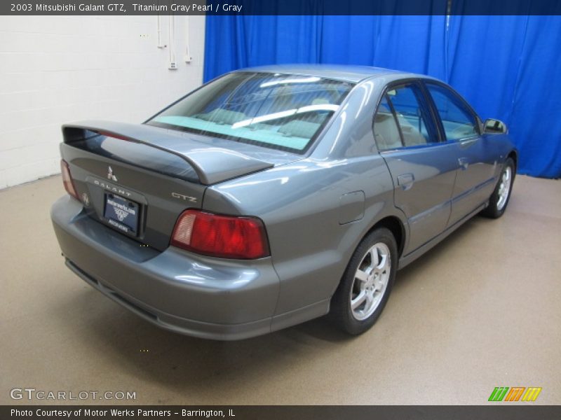 Titanium Gray Pearl / Gray 2003 Mitsubishi Galant GTZ
