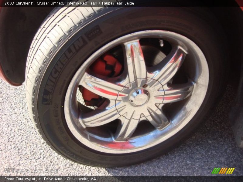 Inferno Red Pearl / Taupe/Pearl Beige 2003 Chrysler PT Cruiser Limited