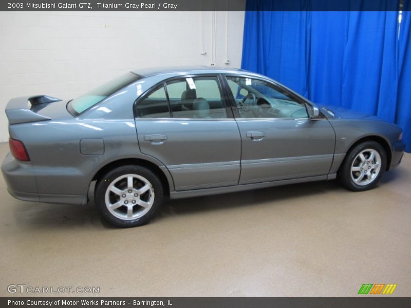 Titanium Gray Pearl / Gray 2003 Mitsubishi Galant GTZ