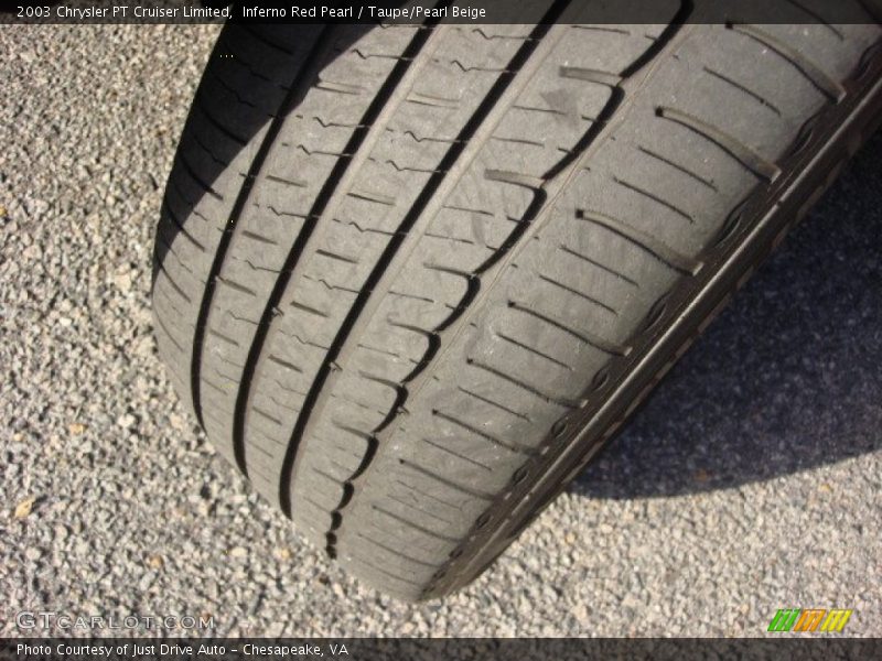 Inferno Red Pearl / Taupe/Pearl Beige 2003 Chrysler PT Cruiser Limited