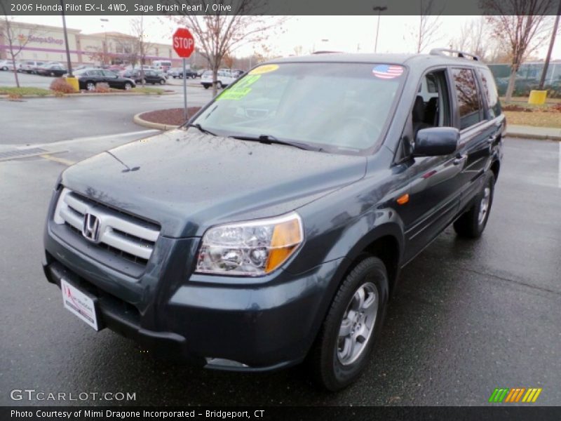 Sage Brush Pearl / Olive 2006 Honda Pilot EX-L 4WD
