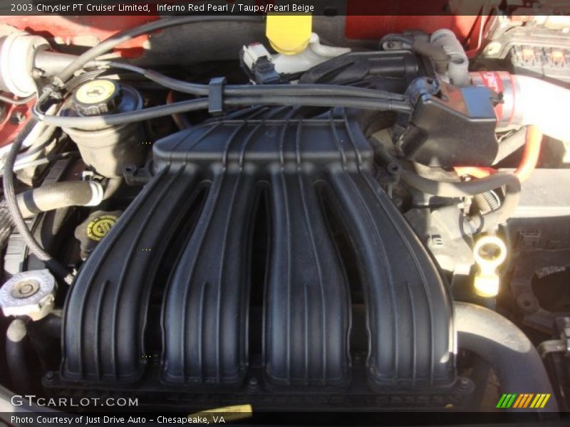 Inferno Red Pearl / Taupe/Pearl Beige 2003 Chrysler PT Cruiser Limited