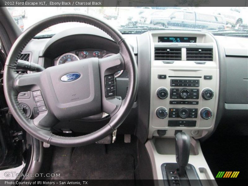 Ebony Black / Charcoal Black 2012 Ford Escape XLT