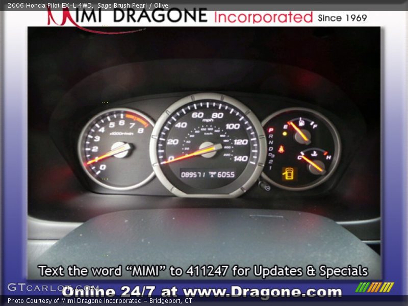 Sage Brush Pearl / Olive 2006 Honda Pilot EX-L 4WD