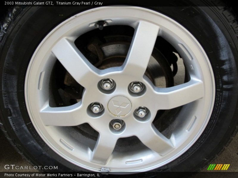 Titanium Gray Pearl / Gray 2003 Mitsubishi Galant GTZ