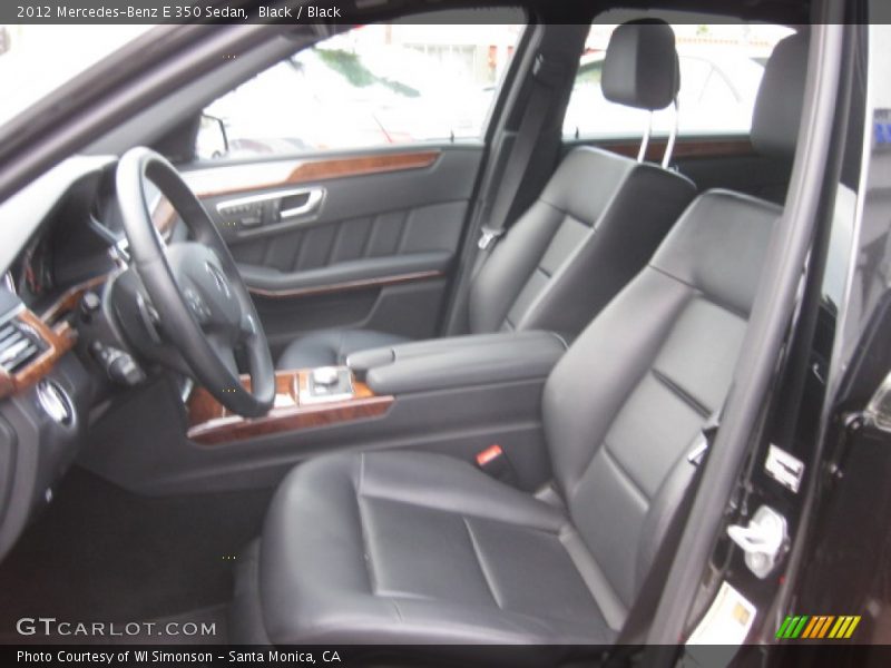 Black / Black 2012 Mercedes-Benz E 350 Sedan