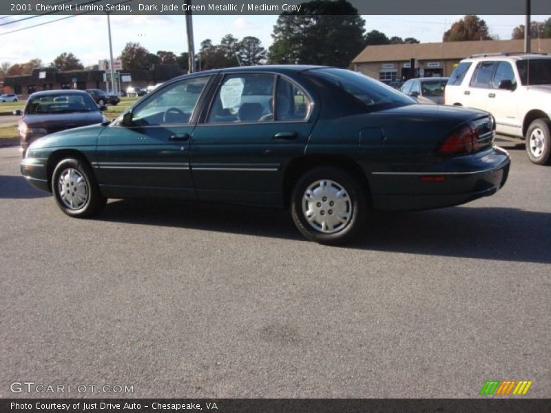 Dark Jade Green Metallic / Medium Gray 2001 Chevrolet Lumina Sedan