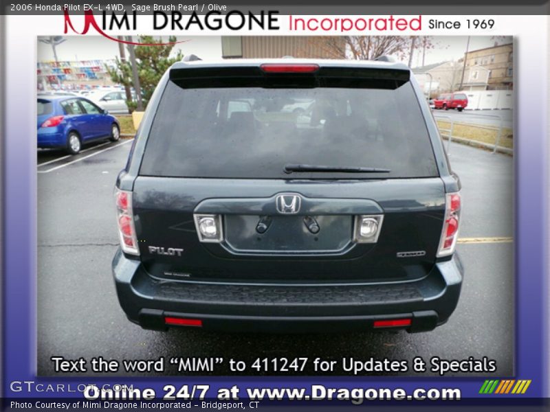Sage Brush Pearl / Olive 2006 Honda Pilot EX-L 4WD