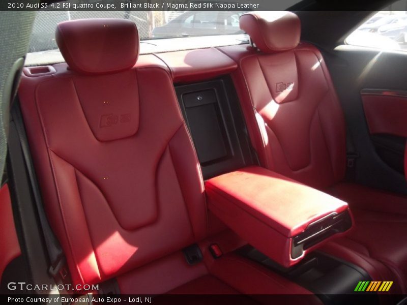 Brilliant Black / Magma Red Silk Nappa Leather 2010 Audi S5 4.2 FSI quattro Coupe