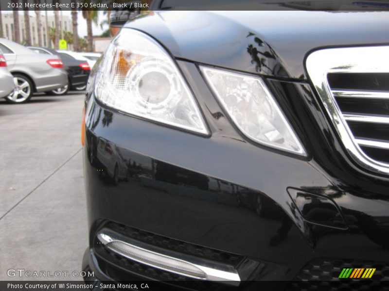 Black / Black 2012 Mercedes-Benz E 350 Sedan