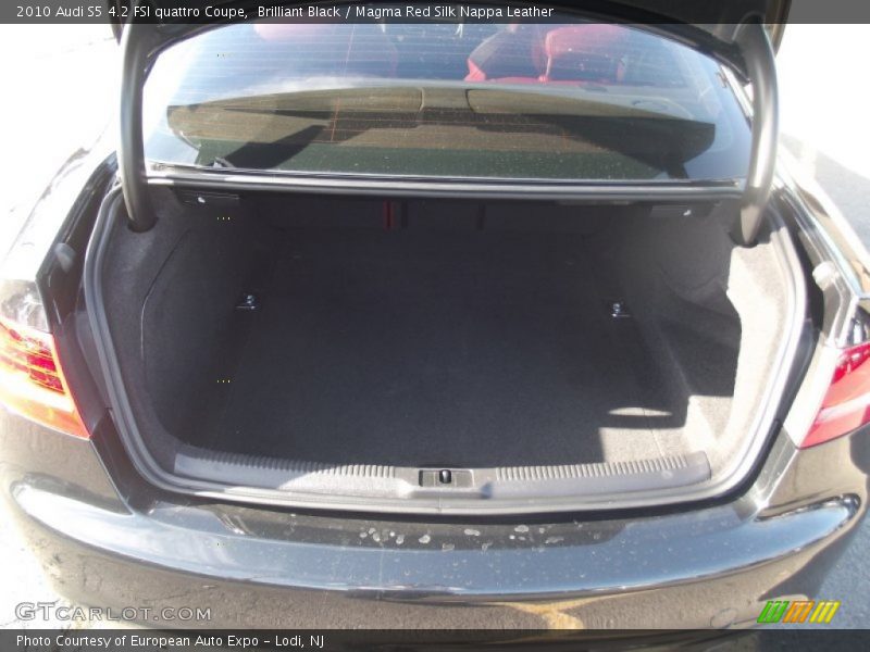 Brilliant Black / Magma Red Silk Nappa Leather 2010 Audi S5 4.2 FSI quattro Coupe